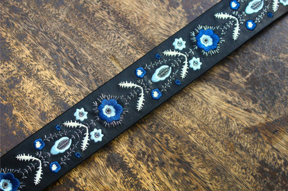Tomorrow Closet Embroidery design leather bag strap