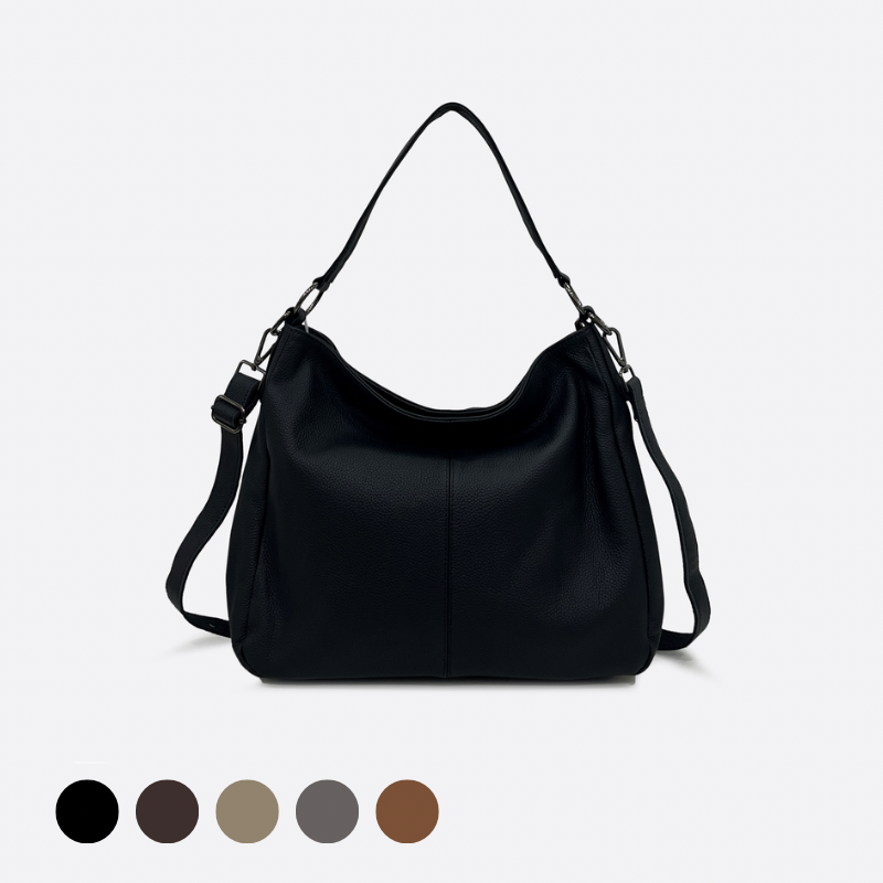 Women's genuine cowhide leather Hobo handbag Dilla V3 design