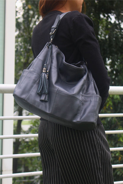 Women's genuine cowhide leather handbag Bora V4 design