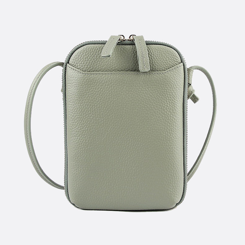 Women's genuine cowhide leather handphone bag Mirren Pouch V2 design