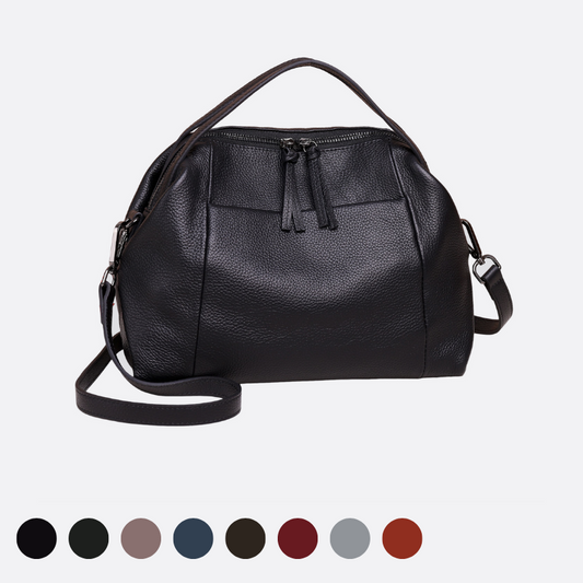 Women's genuine cowhide leather handbag Alana design
