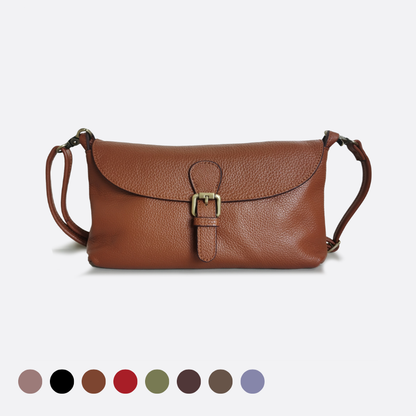 Women's genuine cowhide leather messenger satchel bag handbag Boite V3 design