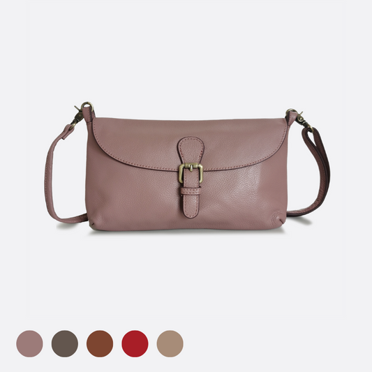 Women's genuine cowhide leather messenger satchel bag handbag Boite V3 design