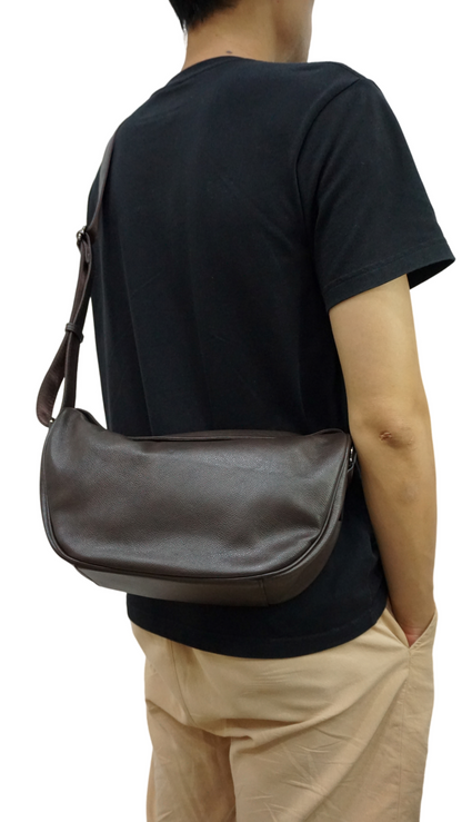 Unisex cowhide leather handbag Vesny design waist bag