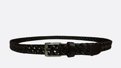 Tomorrow Closet Women's genuine handwoven cowhide leather belt