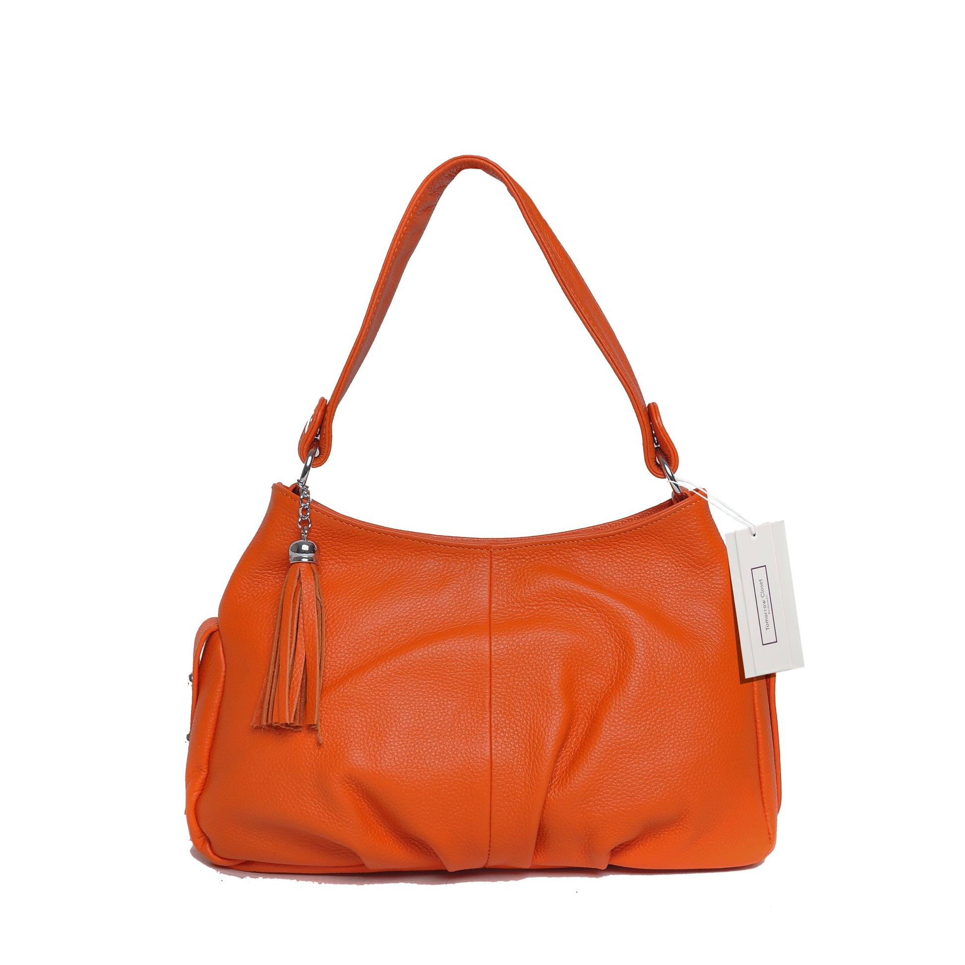 Women's genuine cowhide leather handbag Bora design by Tomorrow Closet