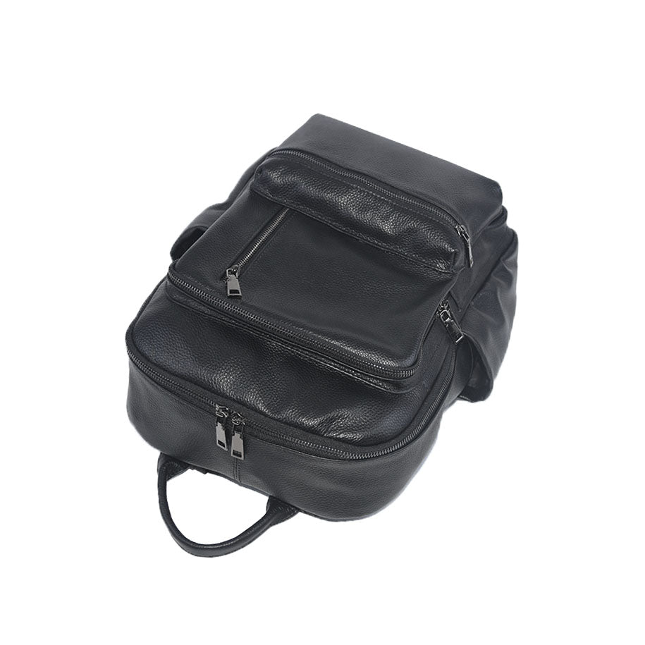 Unisex cowhide leather backpack V3