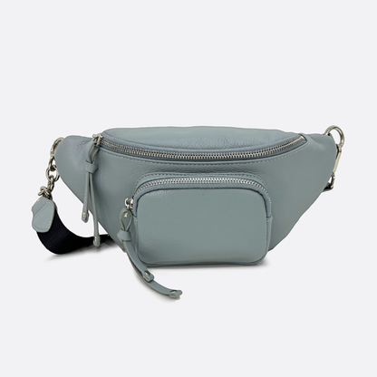 Women's cowhide leather handbag Vesny pouch design waist bag