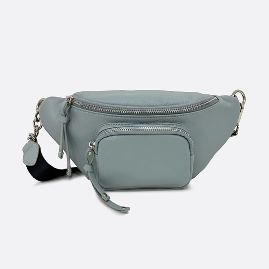 Women's cowhide leather handbag Vesny pouch design waist bag