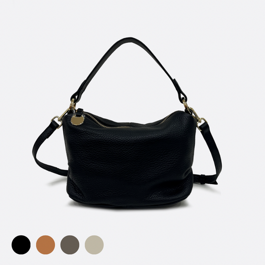 Women's genuine cowhide leather handbag Carly design