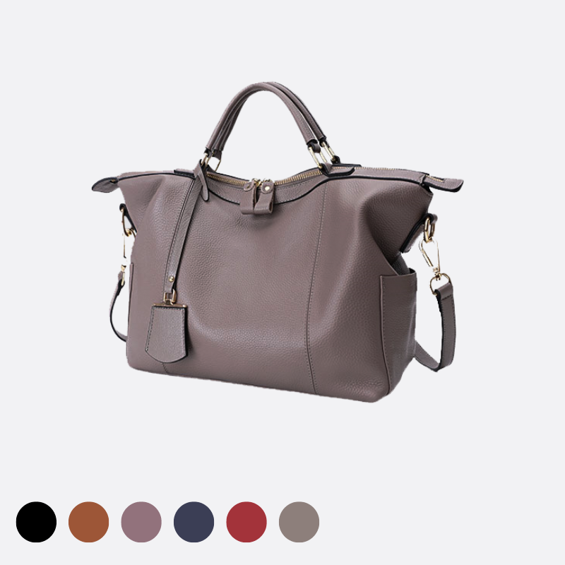 Women's genuine cowhide leather handbag Ellipse V3 design