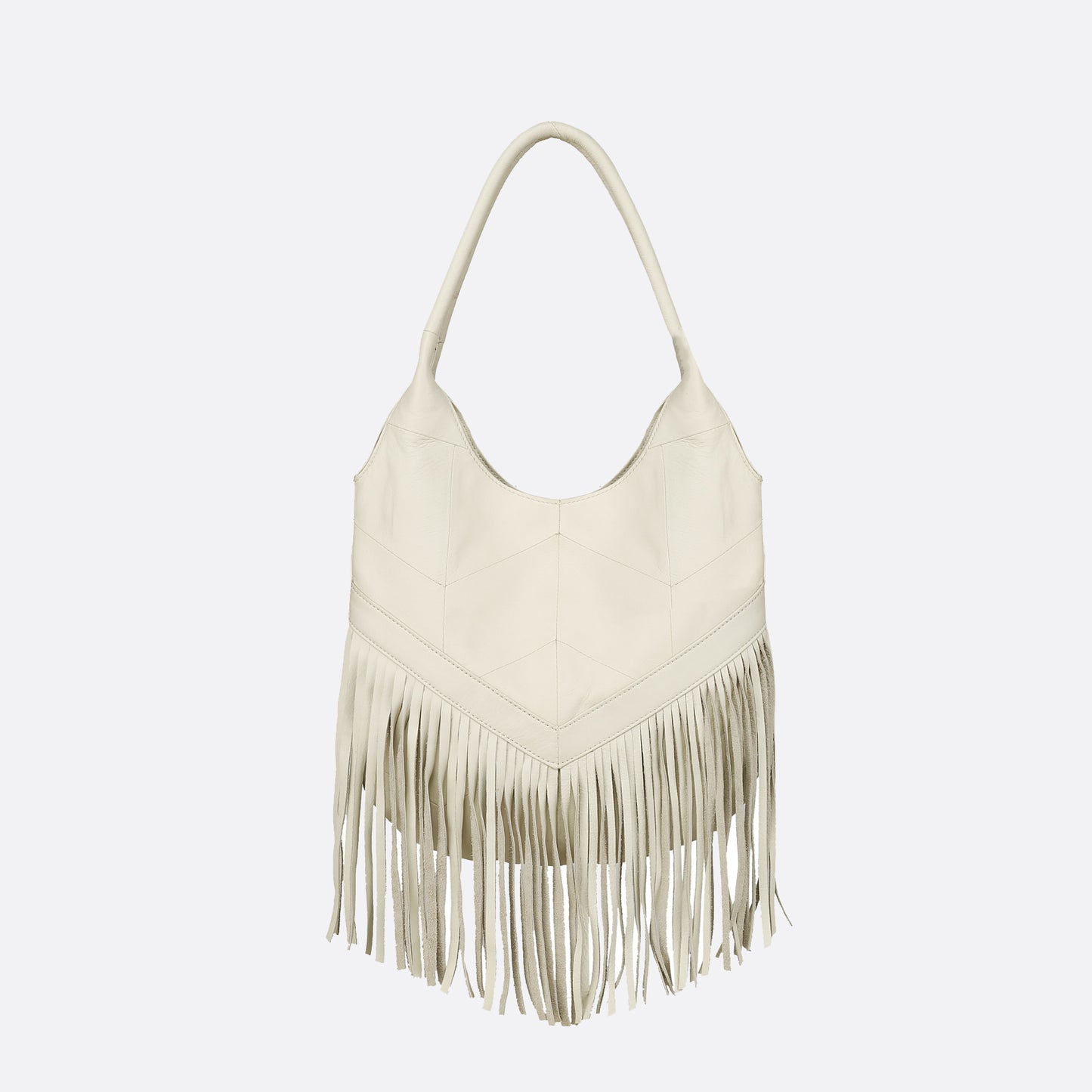 Women's genuine cowhide leather hobo bag Tassel Dilla design