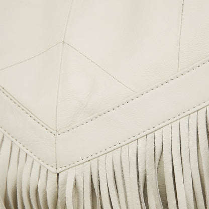 Women's genuine cowhide leather hobo bag Tassel Dilla design