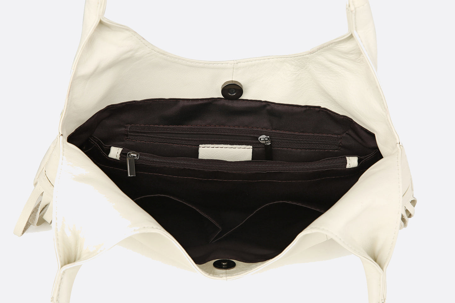 Women's genuine cowhide leather hobo bag Tassel Dilla design