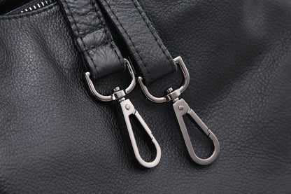 Women's genuine cowhide leather handbag Carly chain design