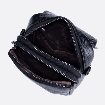 Women's genuine cowhide leather handphone bag Mirren design