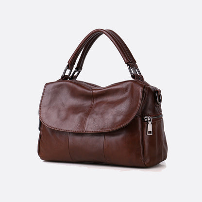 Women's genuine cowhide leather handbag rita design