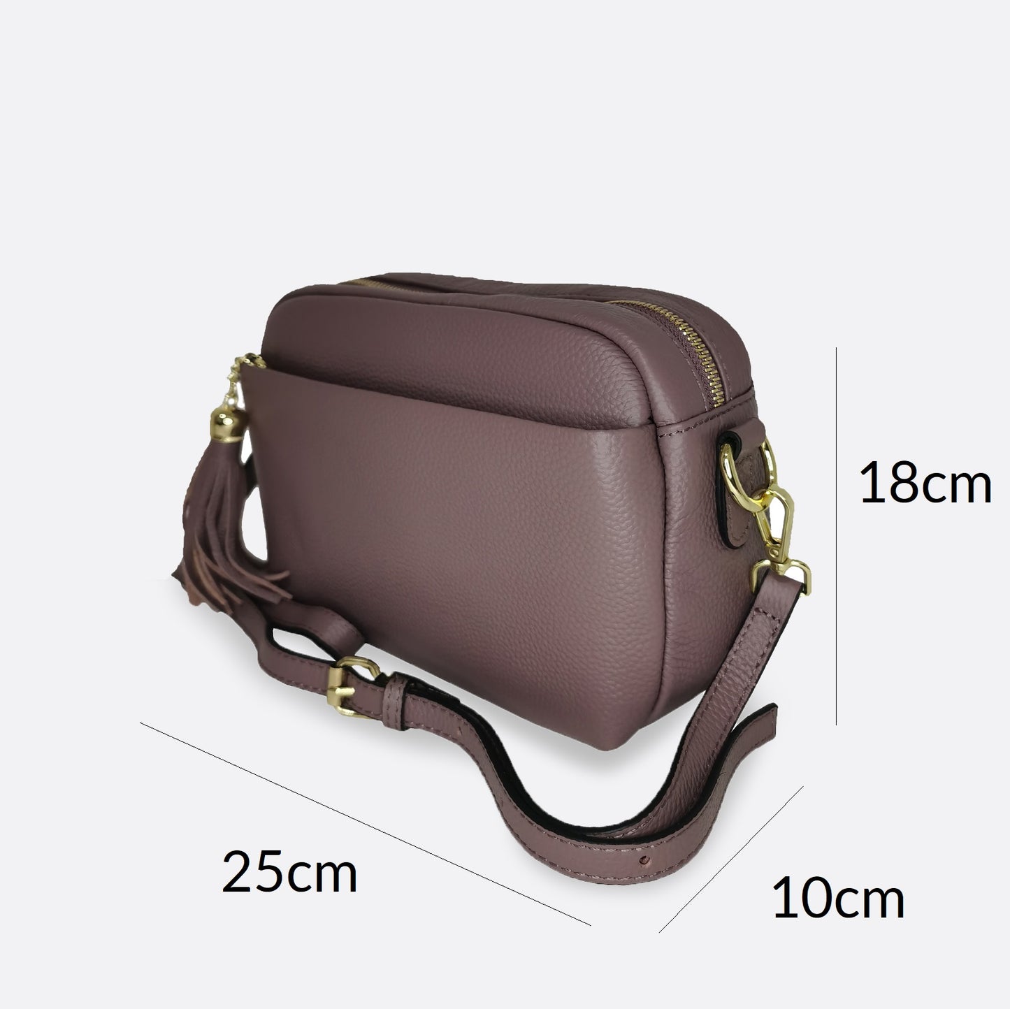 Women's genuine cowhide leather handbag Murca design