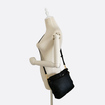 Women's genuine cowhide leather handbag Carly design