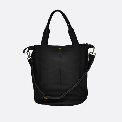 Unisex Men's and Women's genuine cowhide leather handbag Cara V2 design