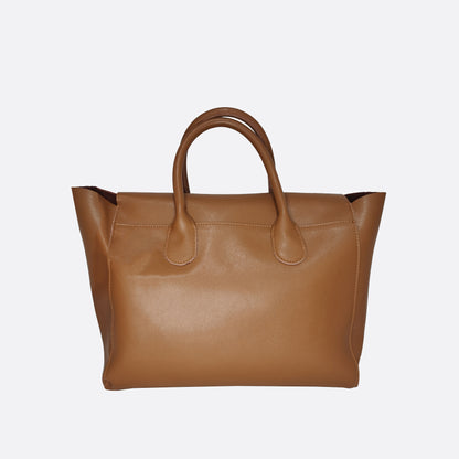 Women's genuine cowhide leather handbag nodel design