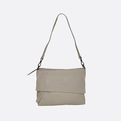 Women's genuine cowhide leather messenger satchel bag handbag Boite design