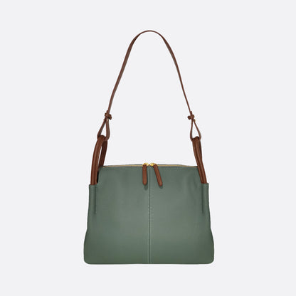 Women's genuine cowhide leather handbag Two Handle V4 design