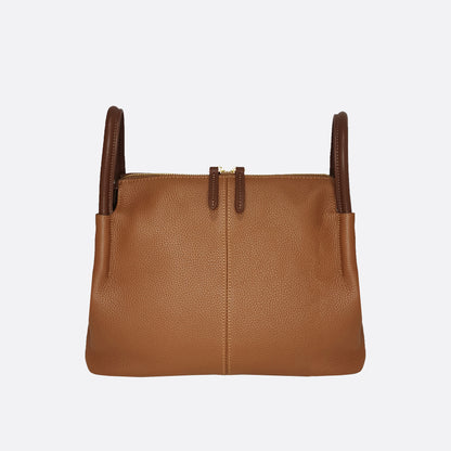 Women's genuine cowhide leather handbag Two Handle V4 design