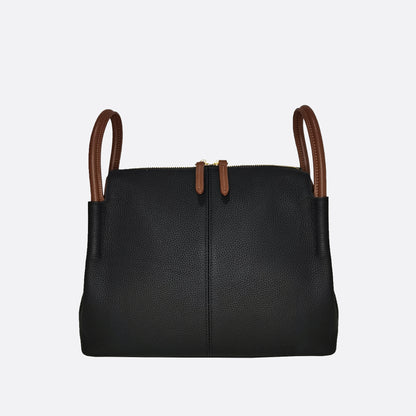 Women's genuine cowhide leather handbag Two Handle V4 design