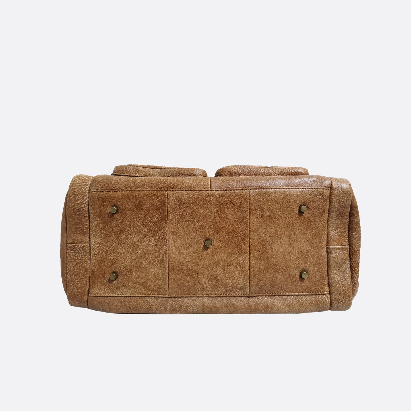 Unisex Women's and Men's genuine cowhide leather duffel travel bag Poches duffel design