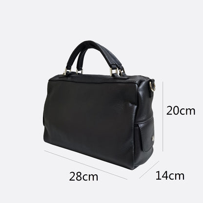 Women's genuine cowhide leather handbag Kabelky v3 design with 2 straps