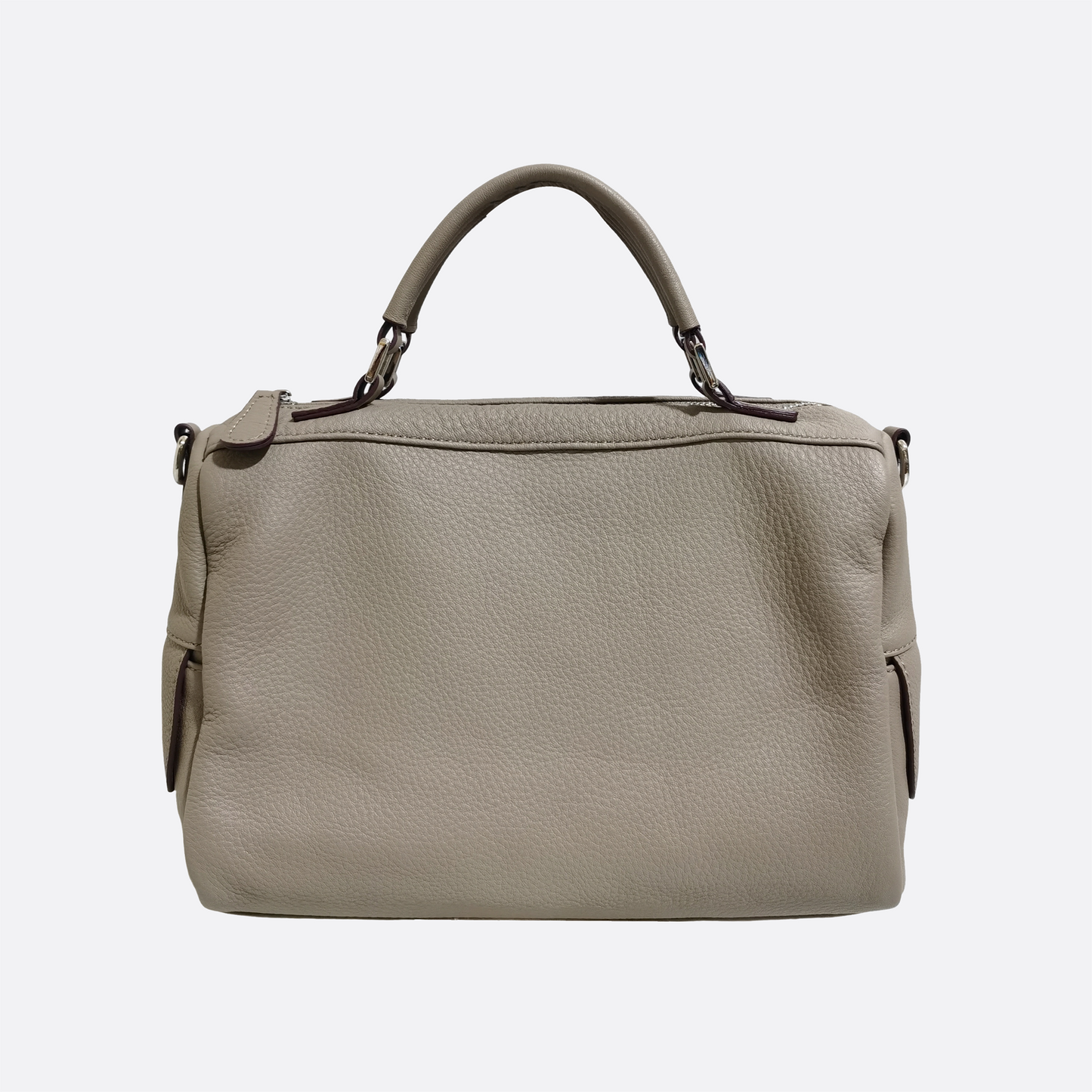 Women's genuine cowhide leather handbag Kabelky v3 design with 2 straps