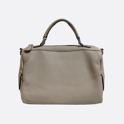 Women's genuine cowhide leather handbag Kabelky v3 design with 2 straps