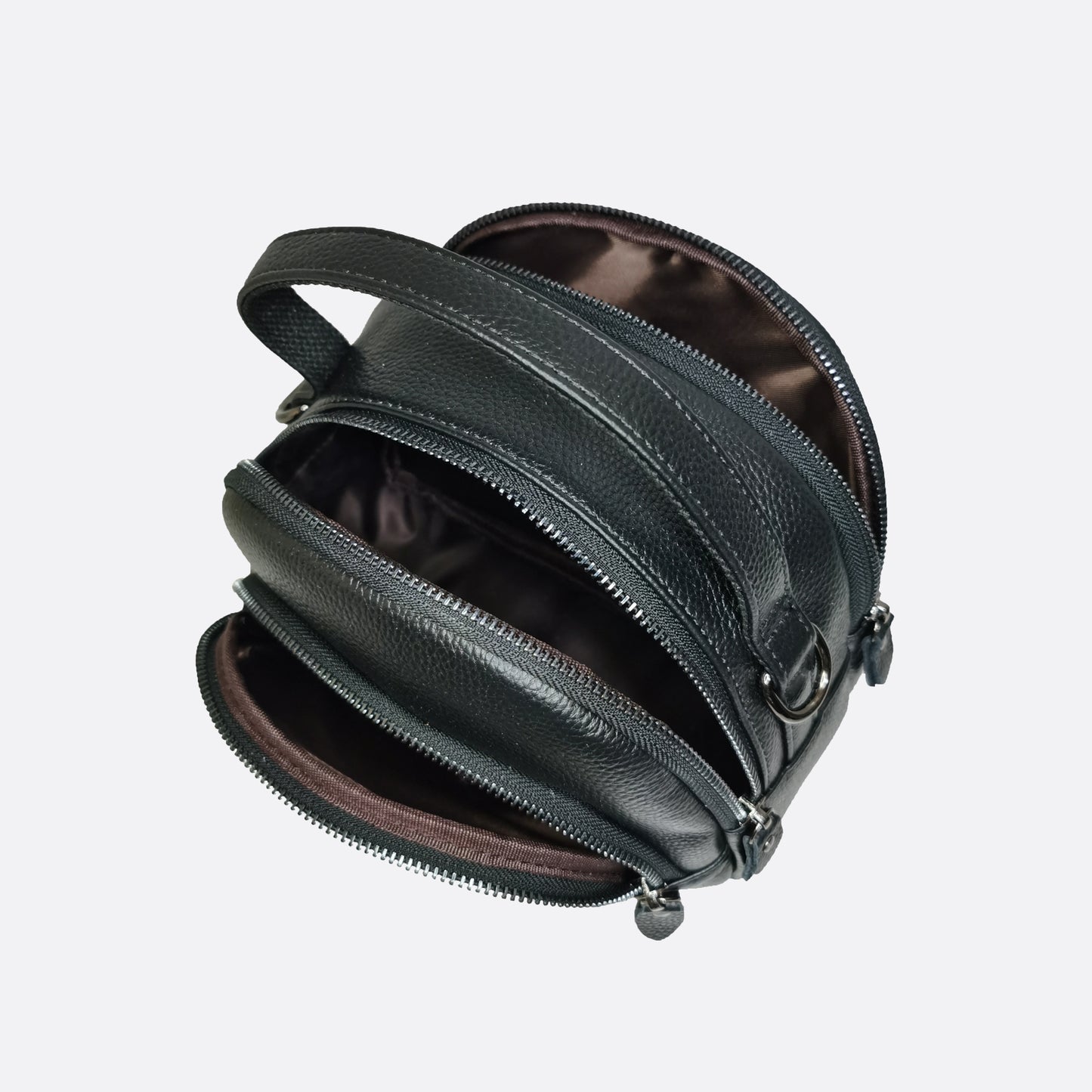 Women's genuine cowhide leather handbag Bacco design