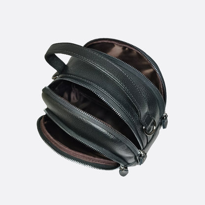 Women's genuine cowhide leather handbag Bacco design