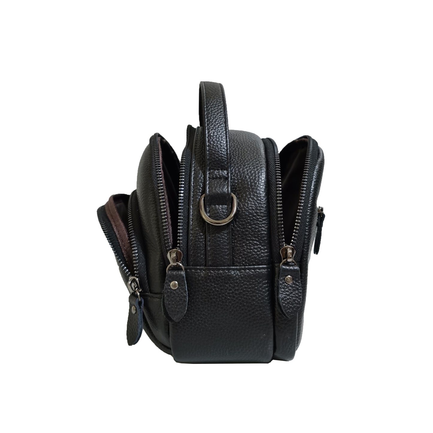 Women's genuine cowhide leather handbag Bacco design
