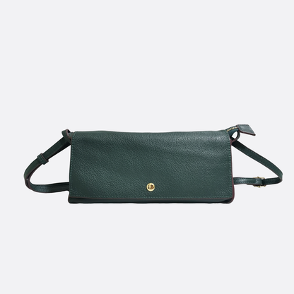 Women's genuine cowhide leather handbag Sternite design