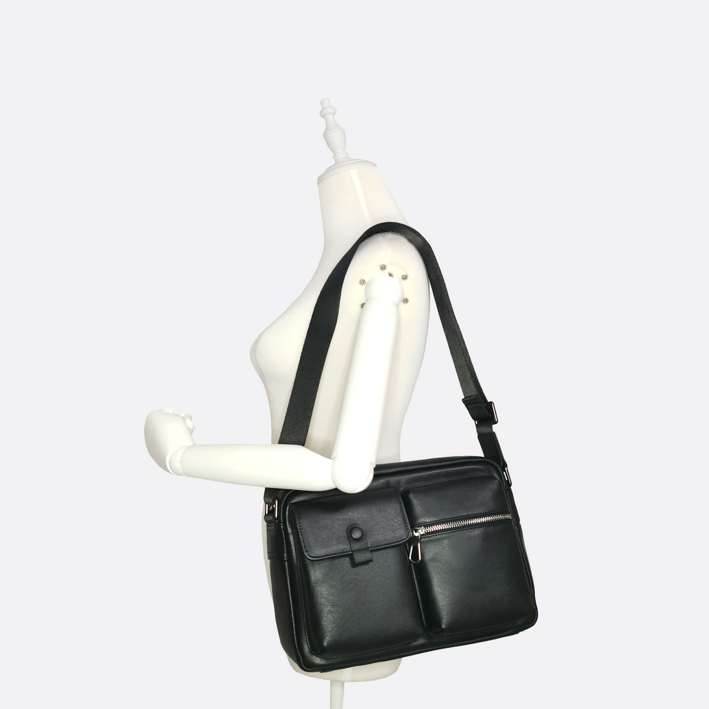 Davel V3 design unisex genuine cowhide leather sling bag