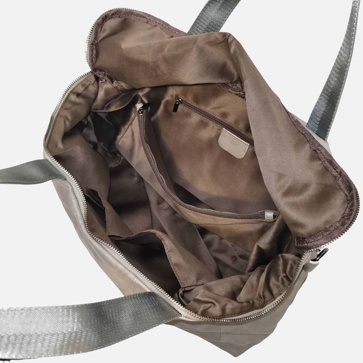 Unisex Men's and Women's genuine cowhide leather handbag Ellipse duffel design