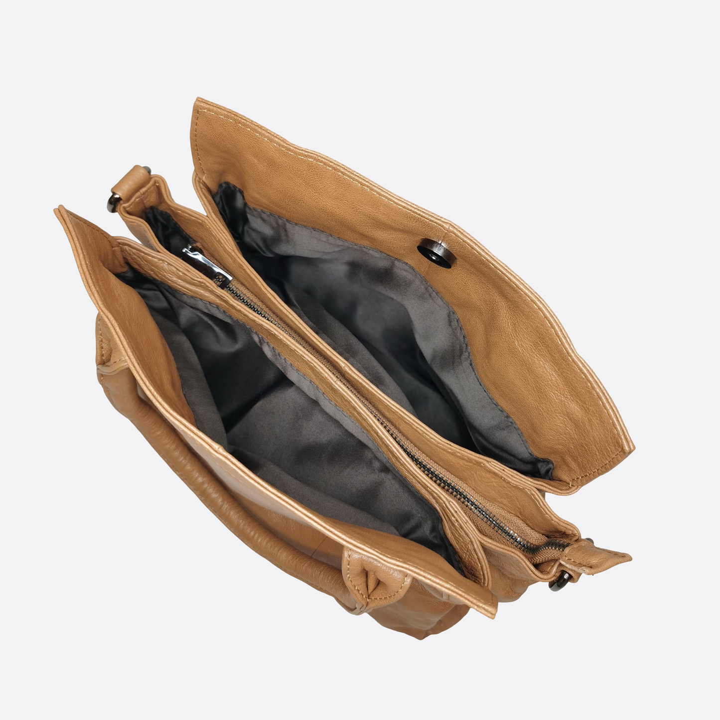 Women's genuine cowhide leather handbag Ingrid V2 design