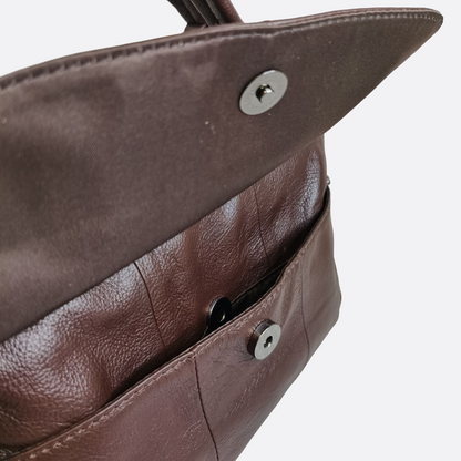 Women's genuine cowhide leather handbag rita design