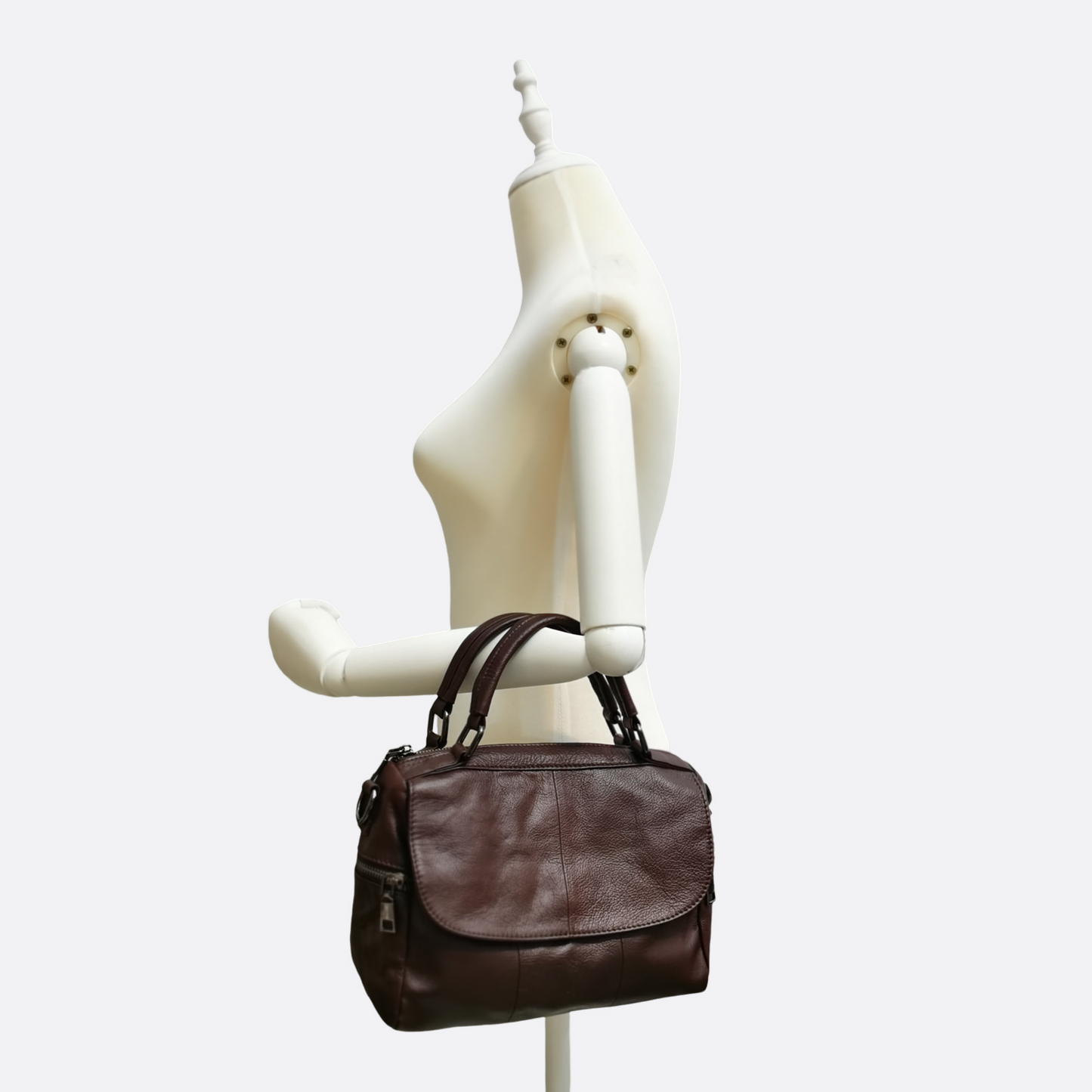 Women's genuine cowhide leather handbag rita design