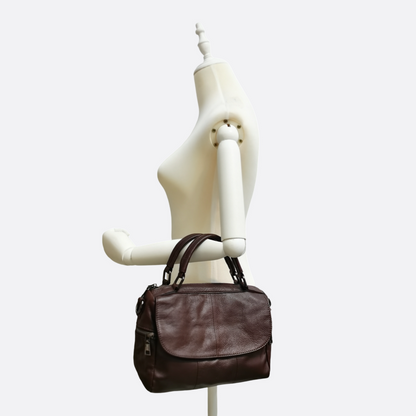Women's genuine cowhide leather handbag rita design