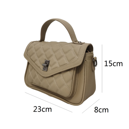Women's genuine cowhide leather handbag Rita V2 design