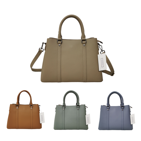 Women's genuine cowhide leather Handbag Perry V4 design
