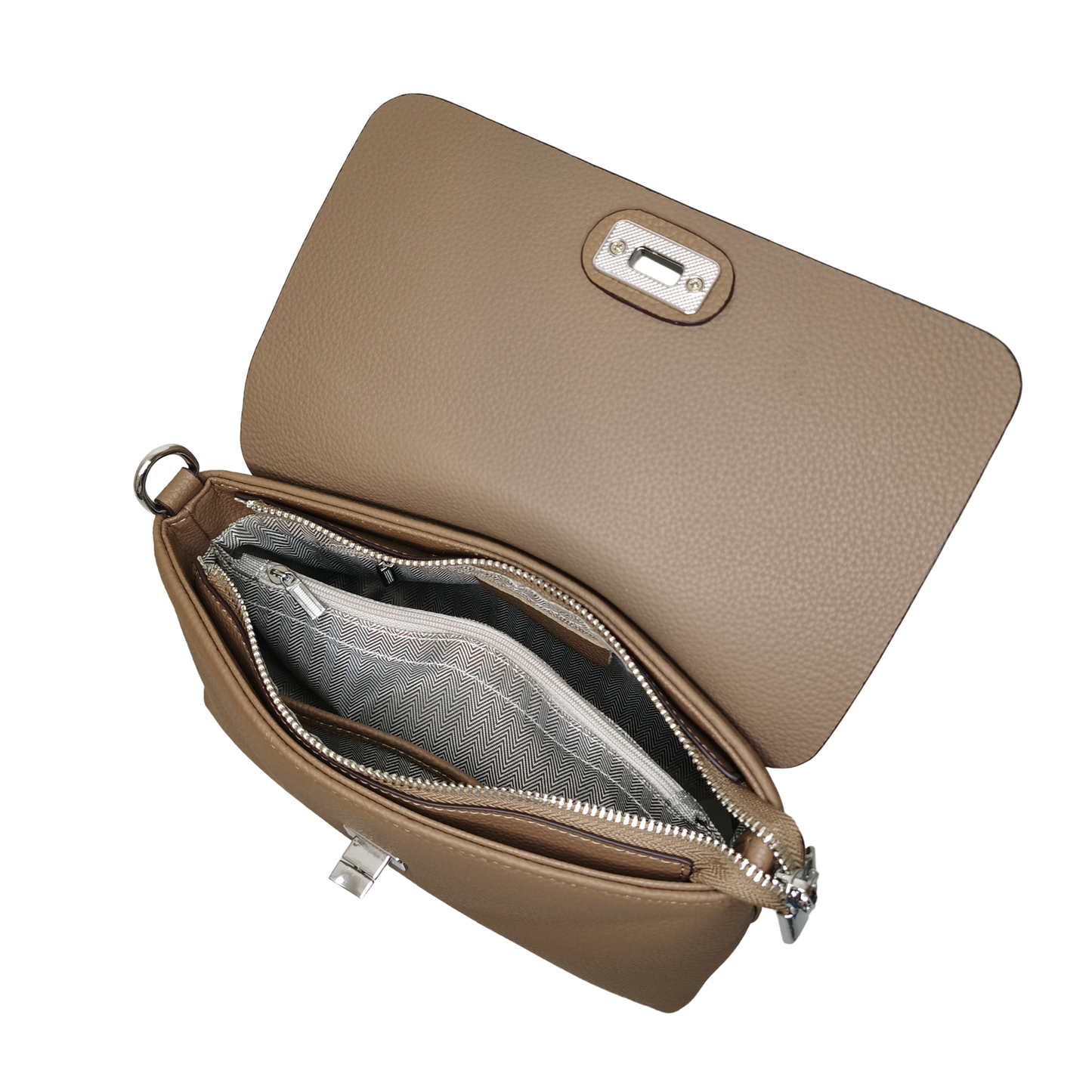 Women's genuine cowhide leather messenger satchel bag handbag Boite V3 design