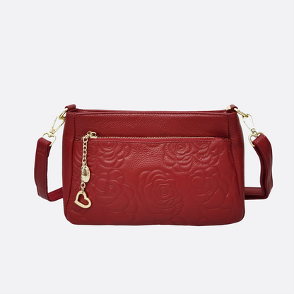Women's genuine cowhide leather handbag Sternite Floral V2 design