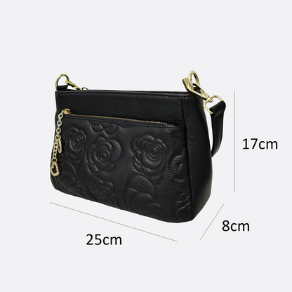 Women's genuine cowhide leather handbag Sternite Floral V2 design
