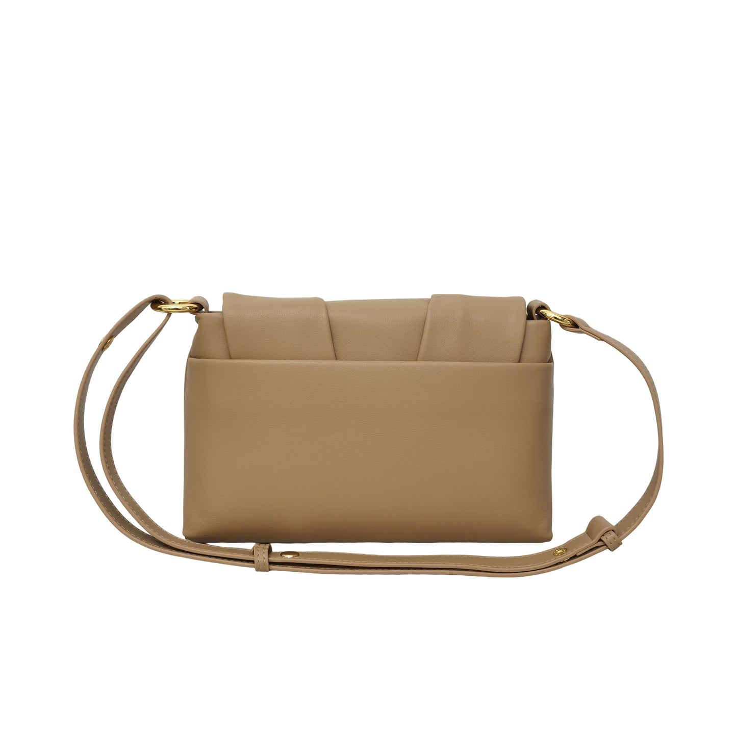 Women's genuine cowhide leather messenger satchel bag handbag Boite fold design
