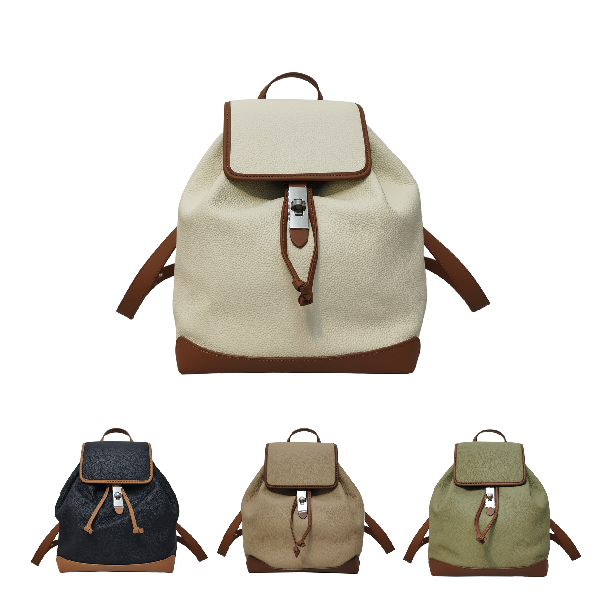 Women's leather backpack zaino design by Tomorrow Closet